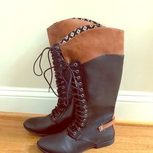 New women’s Rocket Dog size 9 black & brown boots